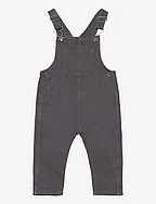 Cotton dungarees - CHARCOAL