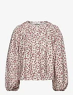 Floral print blouse - NATURAL WHITE