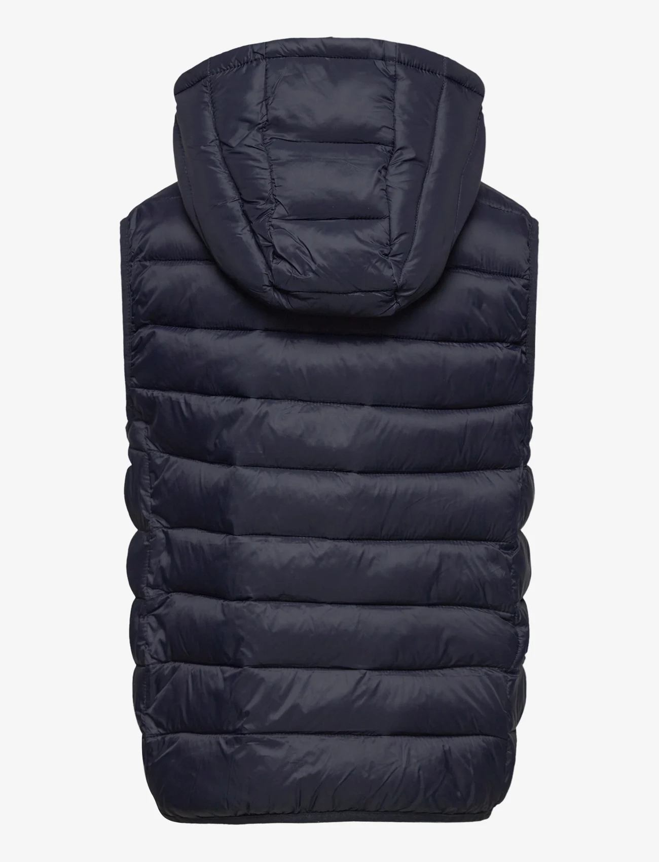 Mango - Quilted gilet with hood - laveste priser - navy - 1