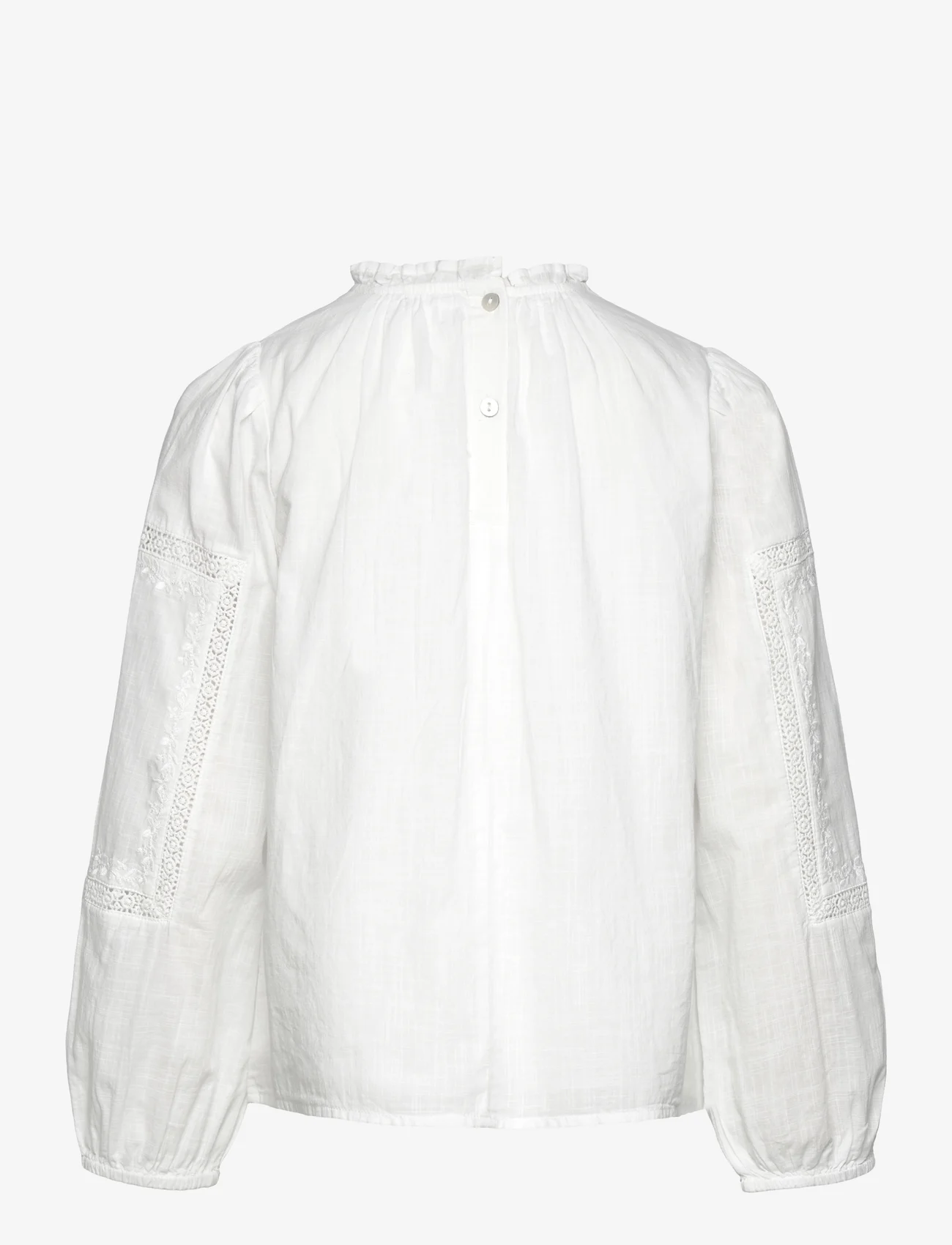 Mango - Embroidered blouse - gode sommertilbud - natural white - 1