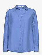 Lyocell fluid shirt - LT-PASTEL BLUE
