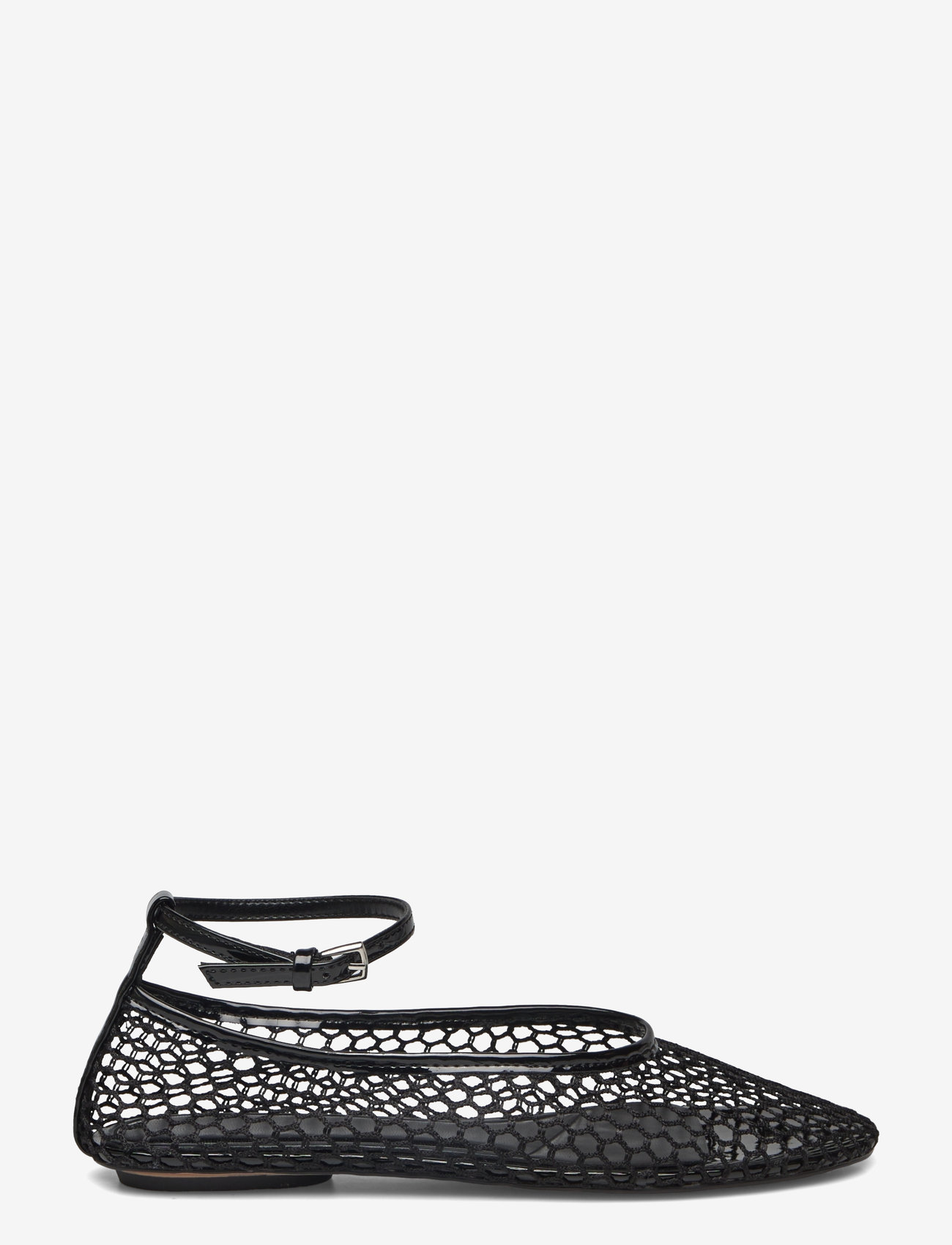 Mango - Ballet flats with mesh bracelet - kvinder - black - 1