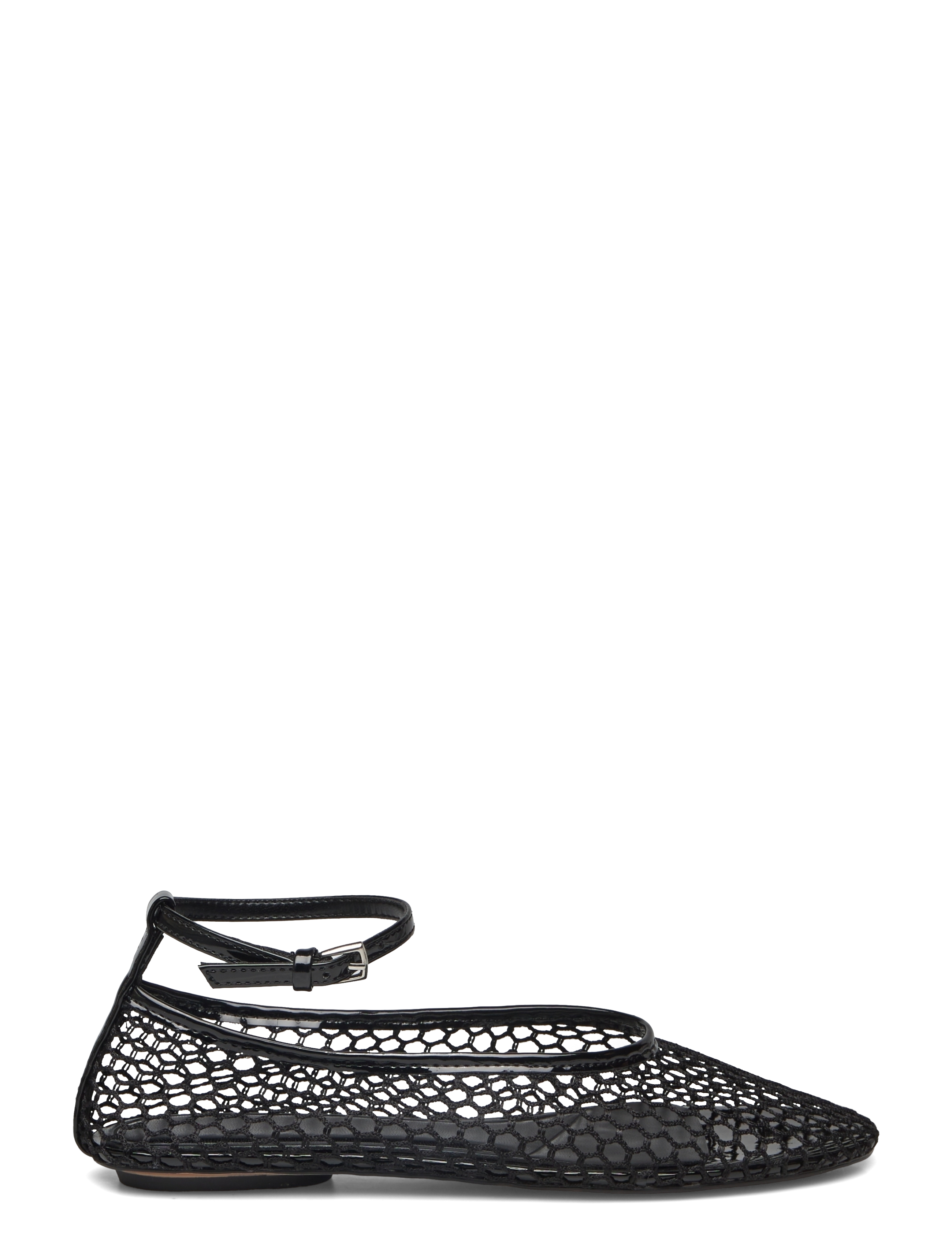 Mango - Ballet flats with mesh bracelet - naisten - black - 1