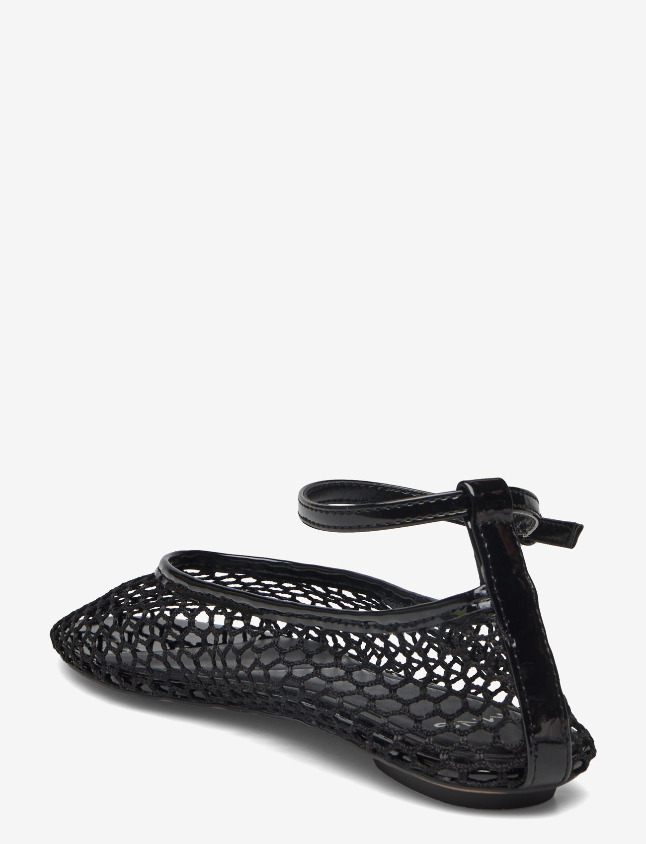 Mango - Ballet flats with mesh bracelet - kvinder - black - 2