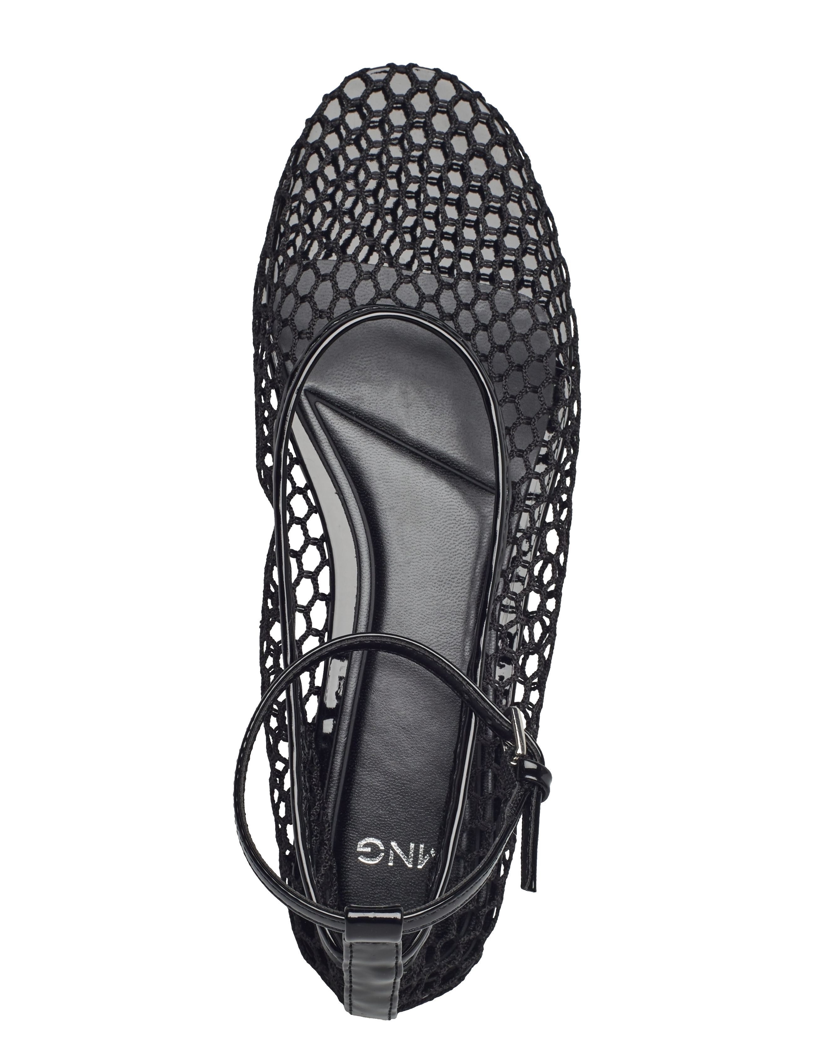 Mango - Ballet flats with mesh bracelet - naisten - black - 3