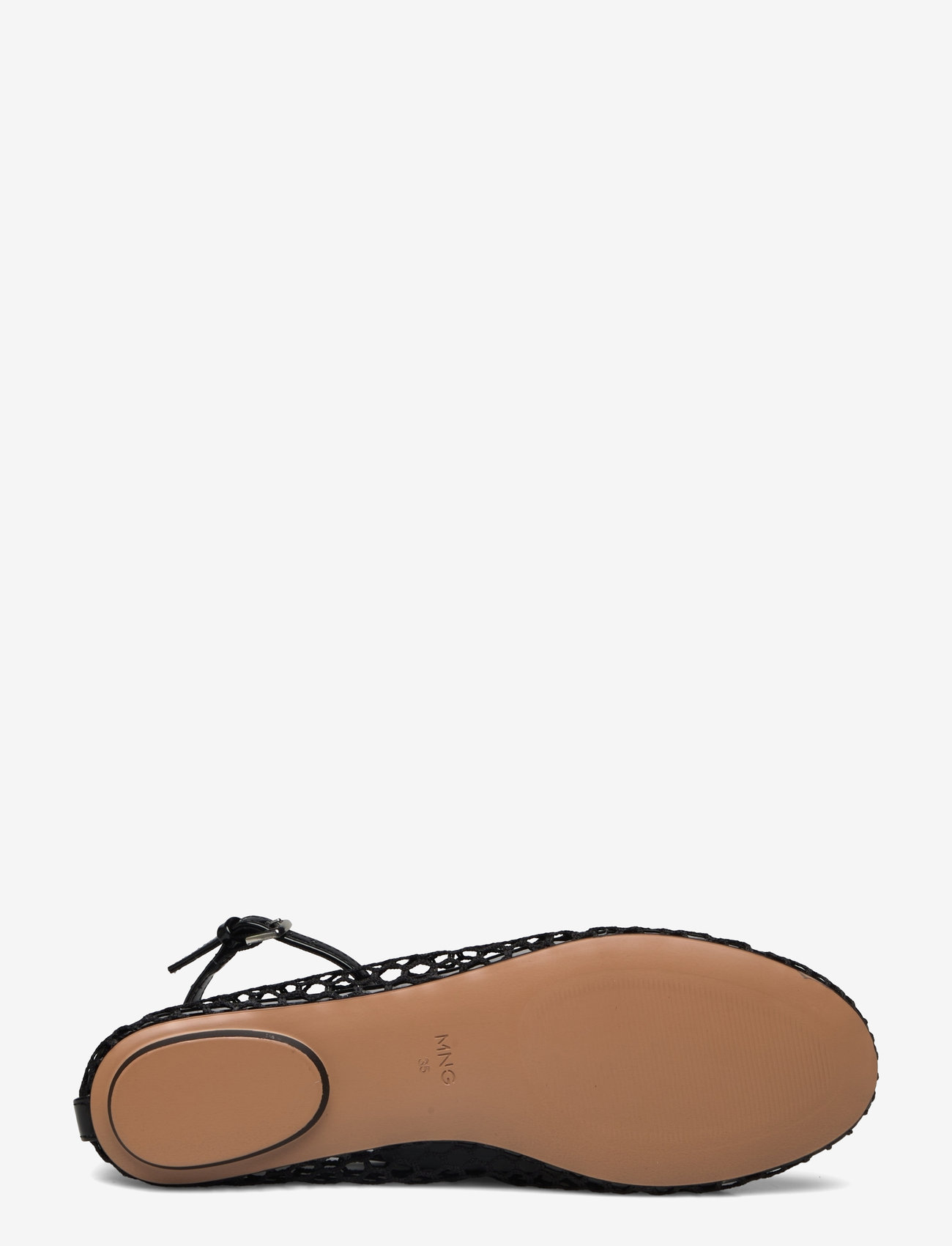 Mango - Ballet flats with mesh bracelet - kvinder - black - 4