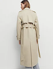 Mango - Cotton trench coat with shirt collar - kevättakit - light beige - 3