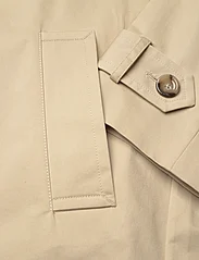 Mango - Cotton trench coat with shirt collar - vårjakker - light beige - 5