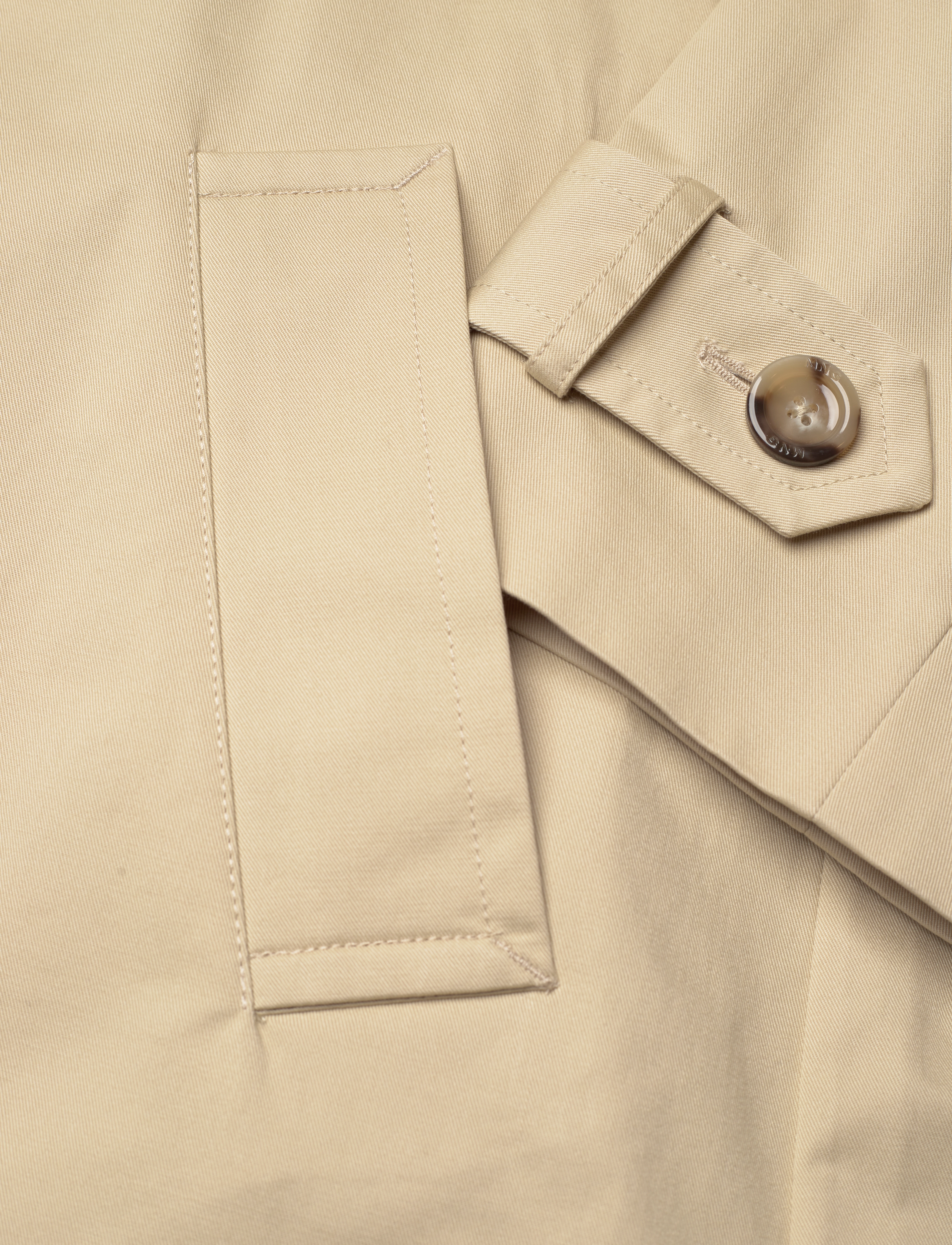 Mango - Cotton trench coat with shirt collar - frühlingsjacken - light beige - 5