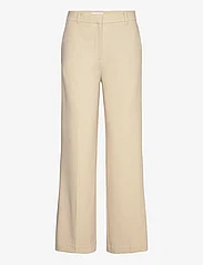 Mango - Low-waist wideleg trousers - alhaisimmat hinnat - light beige - 0