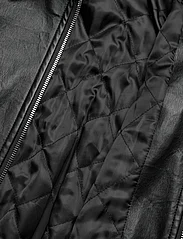 Mango - Vintage leather-effect jacket - nahkatakit - black - 4