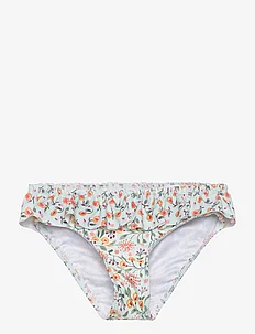 Ruffled floral bikini bottom, Mango