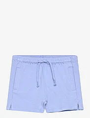 Mango - Cotton shorts with elastic waist - sweatshorts - lt-pastel blue - 0