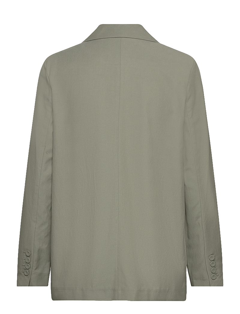 Mango - Pockets suit blazer - einreihige blazer - green - 2