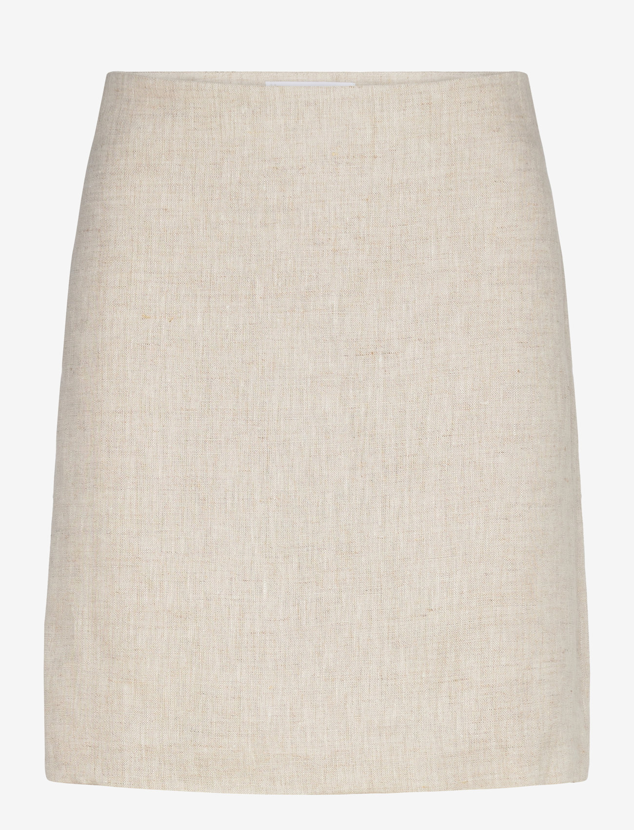 Mango - 100% linen skirt - laveste priser - lt pastel grey - 1