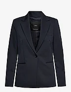 Fitted suit jacket - NAVY