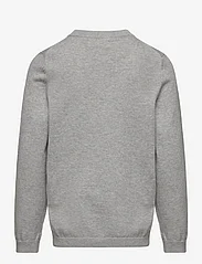 Mango - Knit cotton sweater - sweatshirts - medium grey - 1