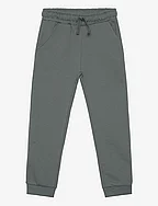 Cotton jogger-style trousers - MEDIUM GREEN