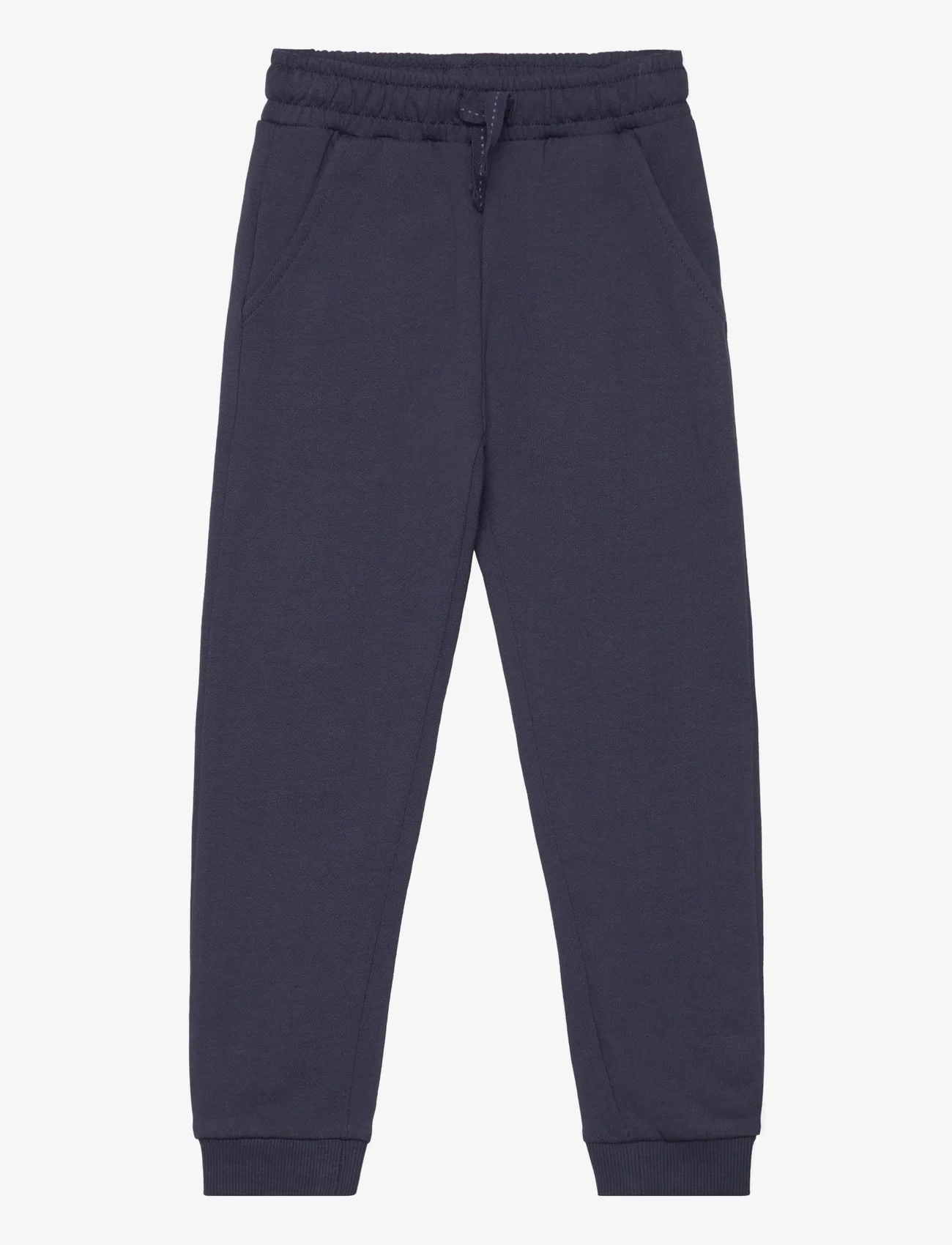 Mango - Cotton jogger-style trousers - lägsta priserna - navy - 0