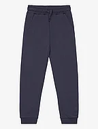 Cotton jogger-style trousers - NAVY