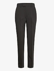 Mango - Straight suit trousers - kostymbyxor - black - 0