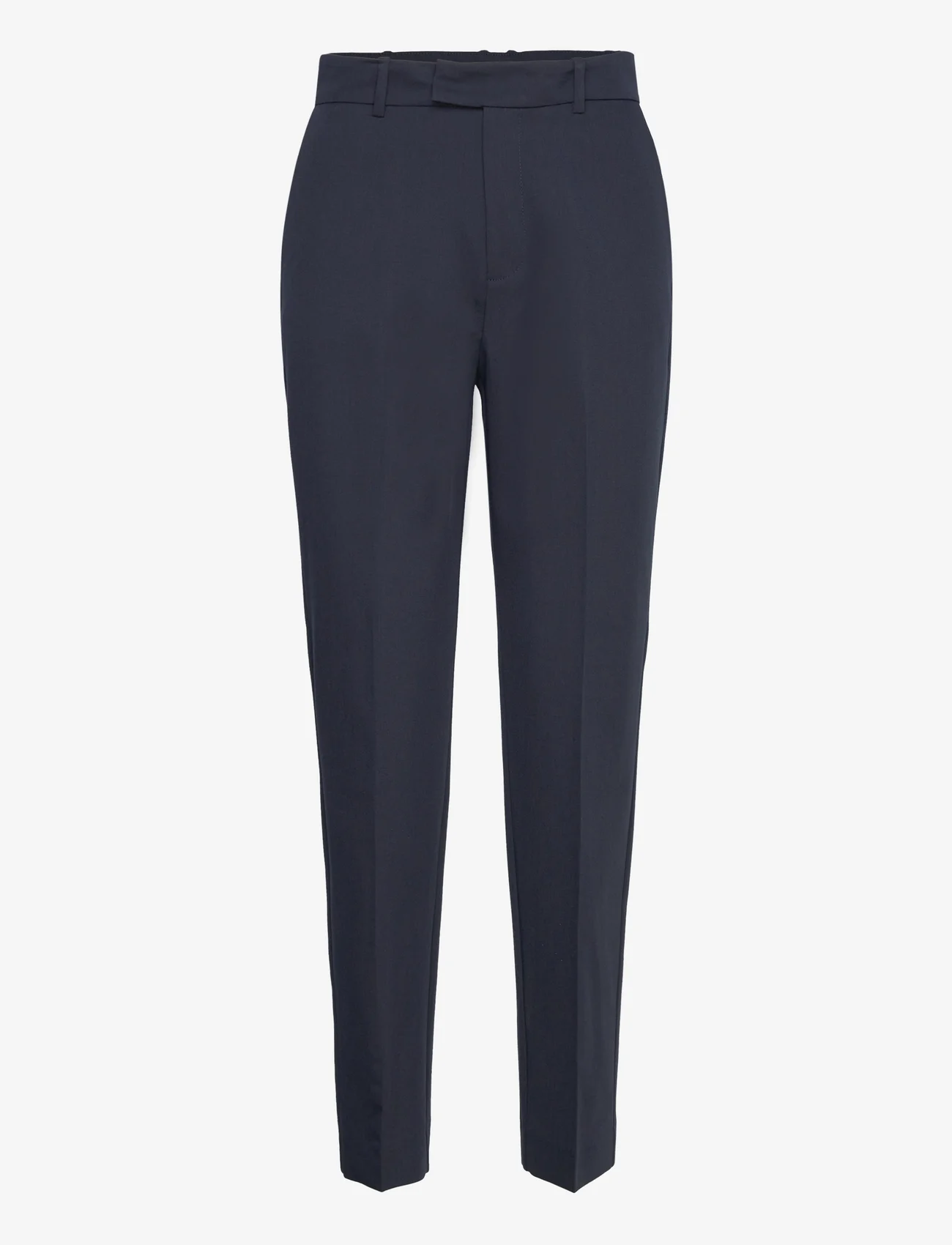 Mango - Straight suit trousers - kostymbyxor - navy - 0