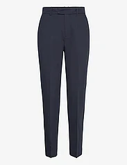 Mango - Straight suit trousers - dressbukser - navy - 0