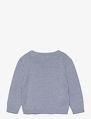 Mango - Knit cotton sweater - gensere - medium blue - 1