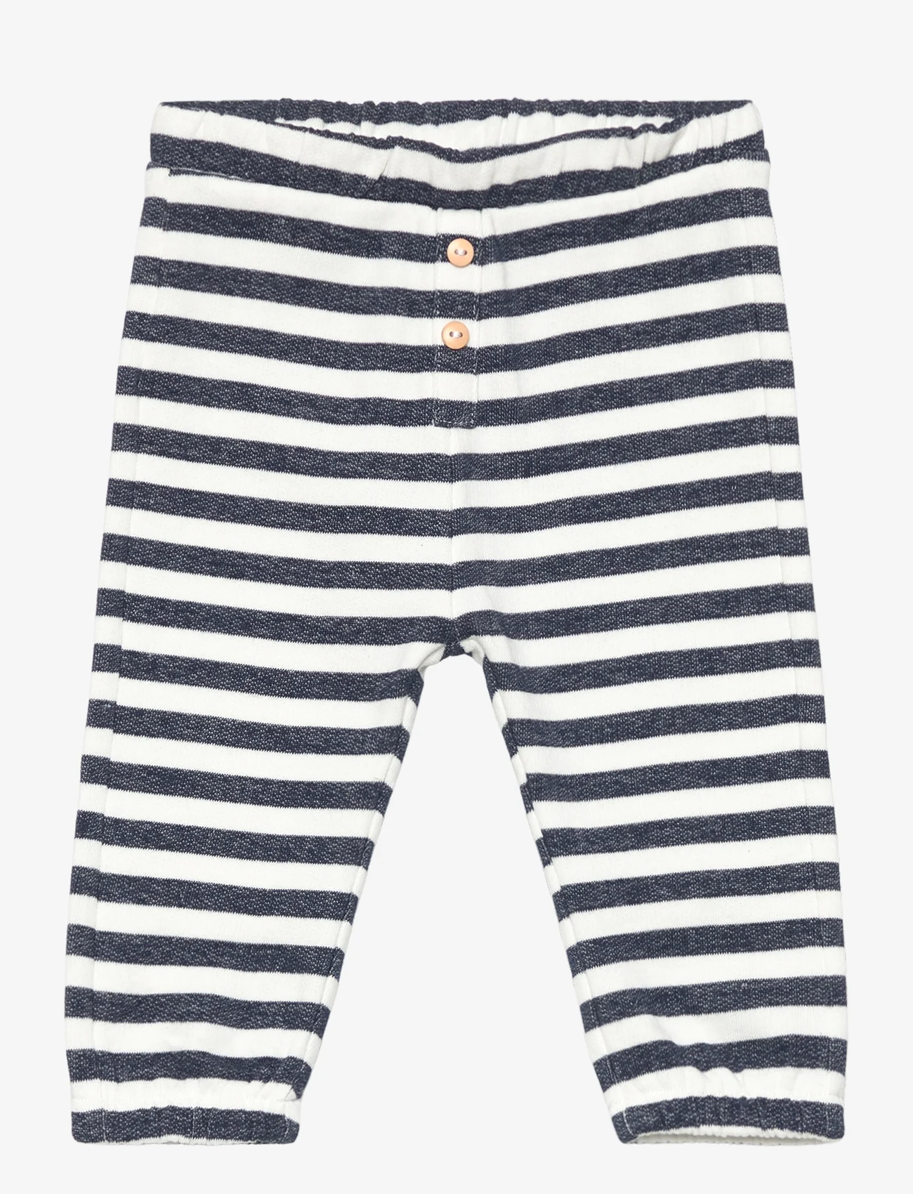Mango - Striped trousers - lägsta priserna - navy - 0
