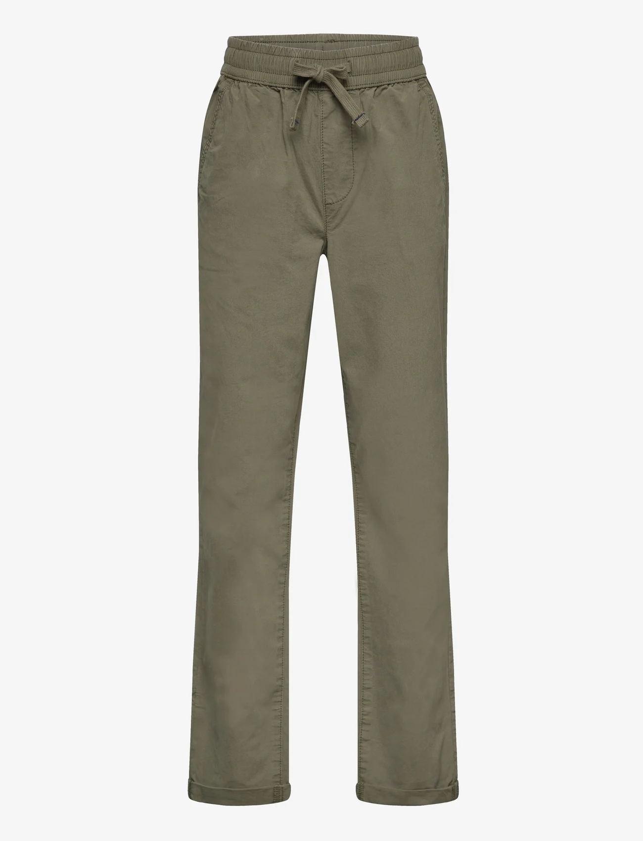 Mango - Cotton jogger-style trousers - jogginghosen - beige - khaki - 0