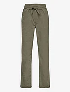 Cotton jogger-style trousers - BEIGE - KHAKI