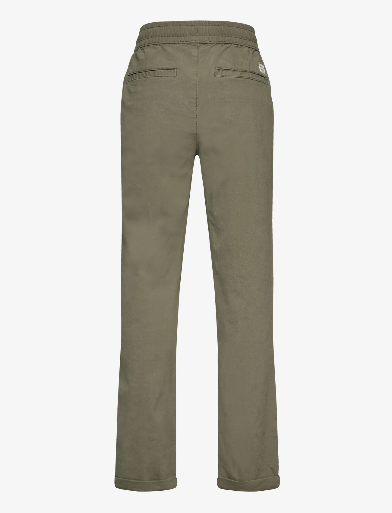Mango - Cotton jogger-style trousers - laveste priser - beige - khaki - 1
