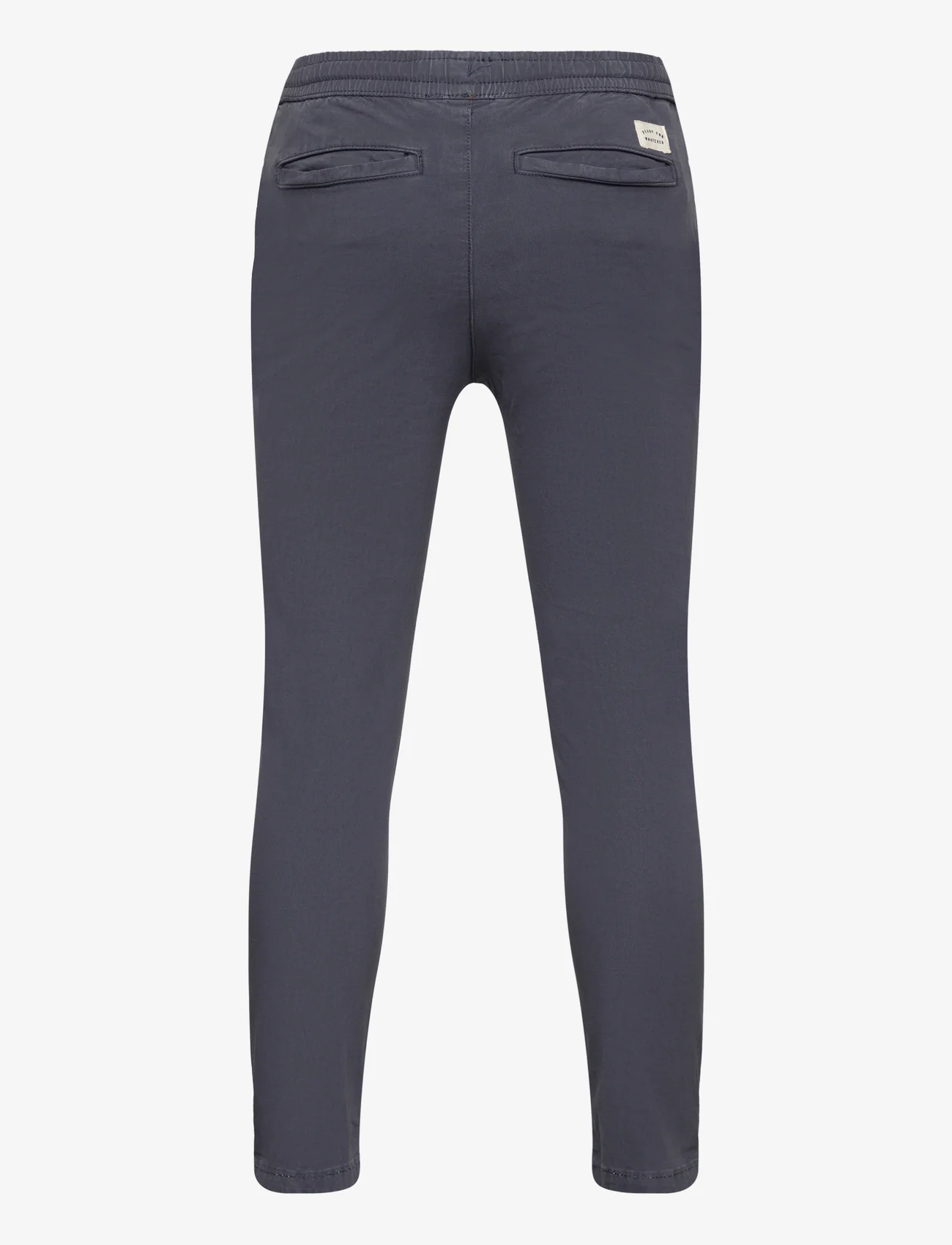 Mango - Cotton jogger-style trousers - lägsta priserna - navy - 1
