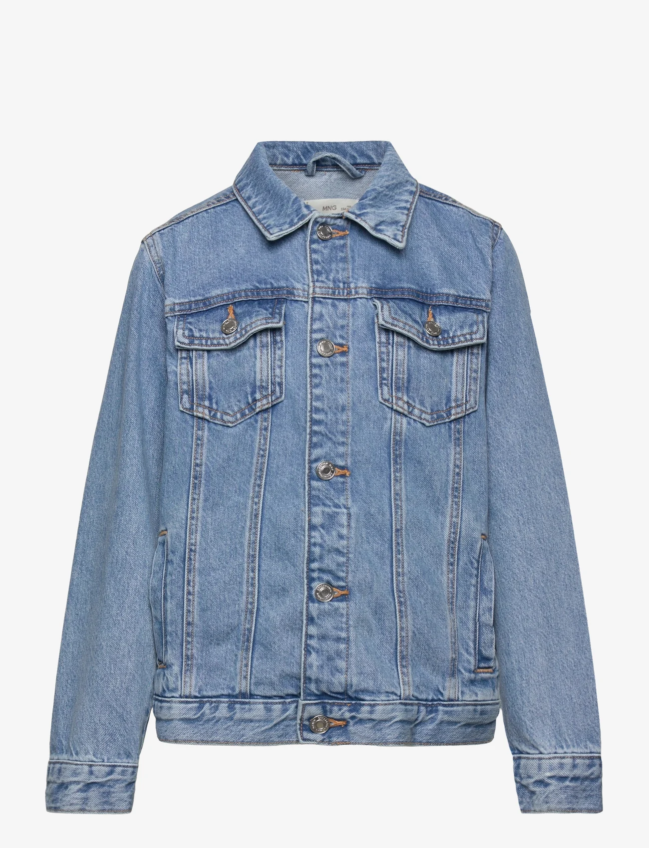 Mango - Pockets denim jacket - de laveste prisene - open blue - 0
