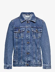 Mango - Pockets denim jacket - jeansjackor - open blue - 0