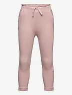 Cotton jogger-style trousers - PINK