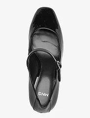Mango - Patent leather-effect heeled shoes - juhlamuotia outlet-hintaan - black - 3
