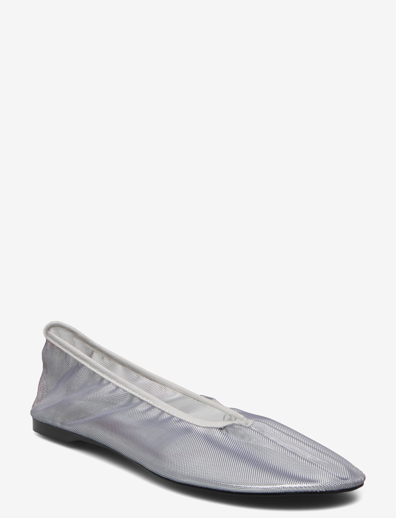Mango - Semi-transparent mesh ballet flats - laveste priser - silver - 0