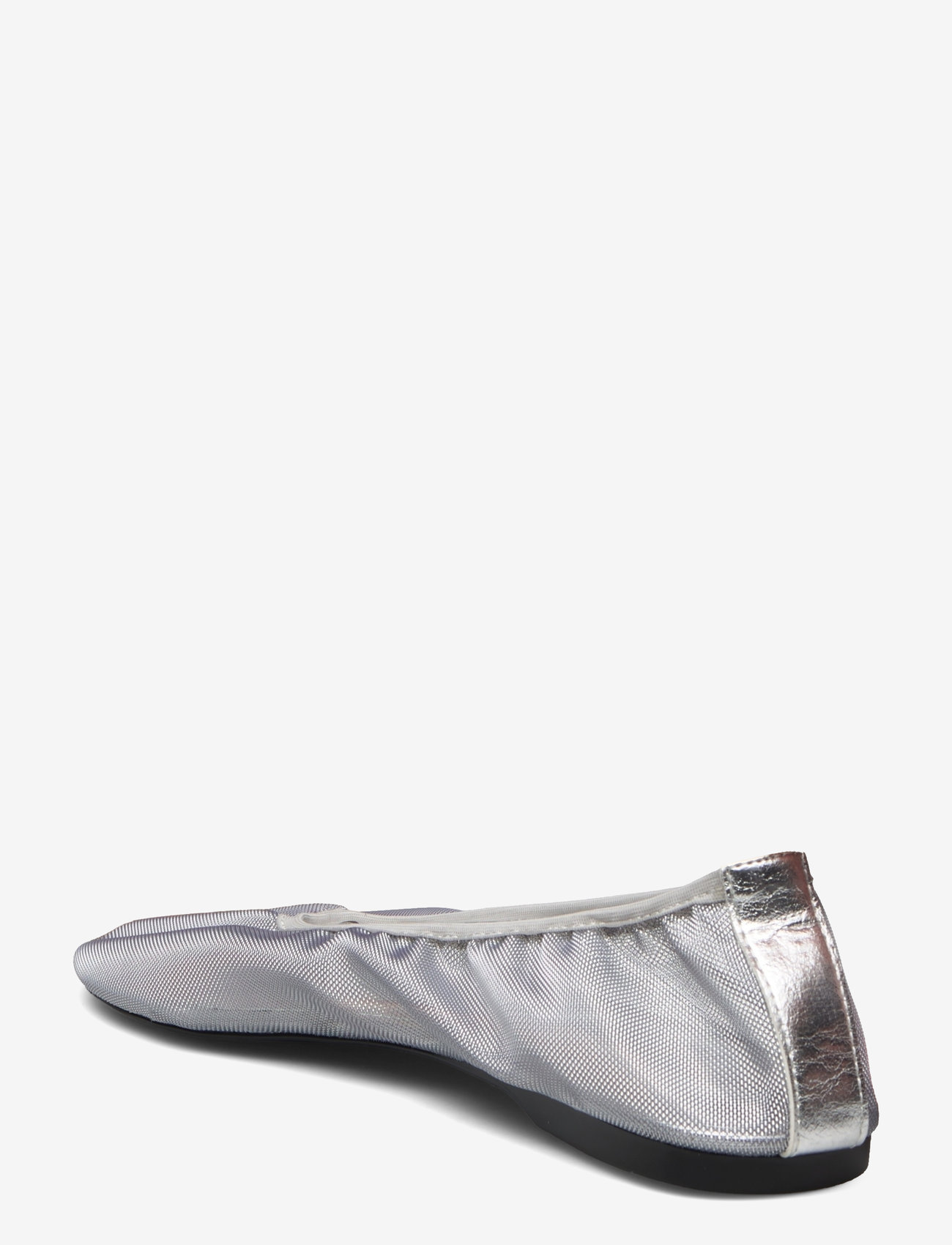 Mango - Semi-transparent mesh ballet flats - laveste priser - silver - 2