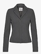 Fitted zipper jacket - LT PASTEL GREY
