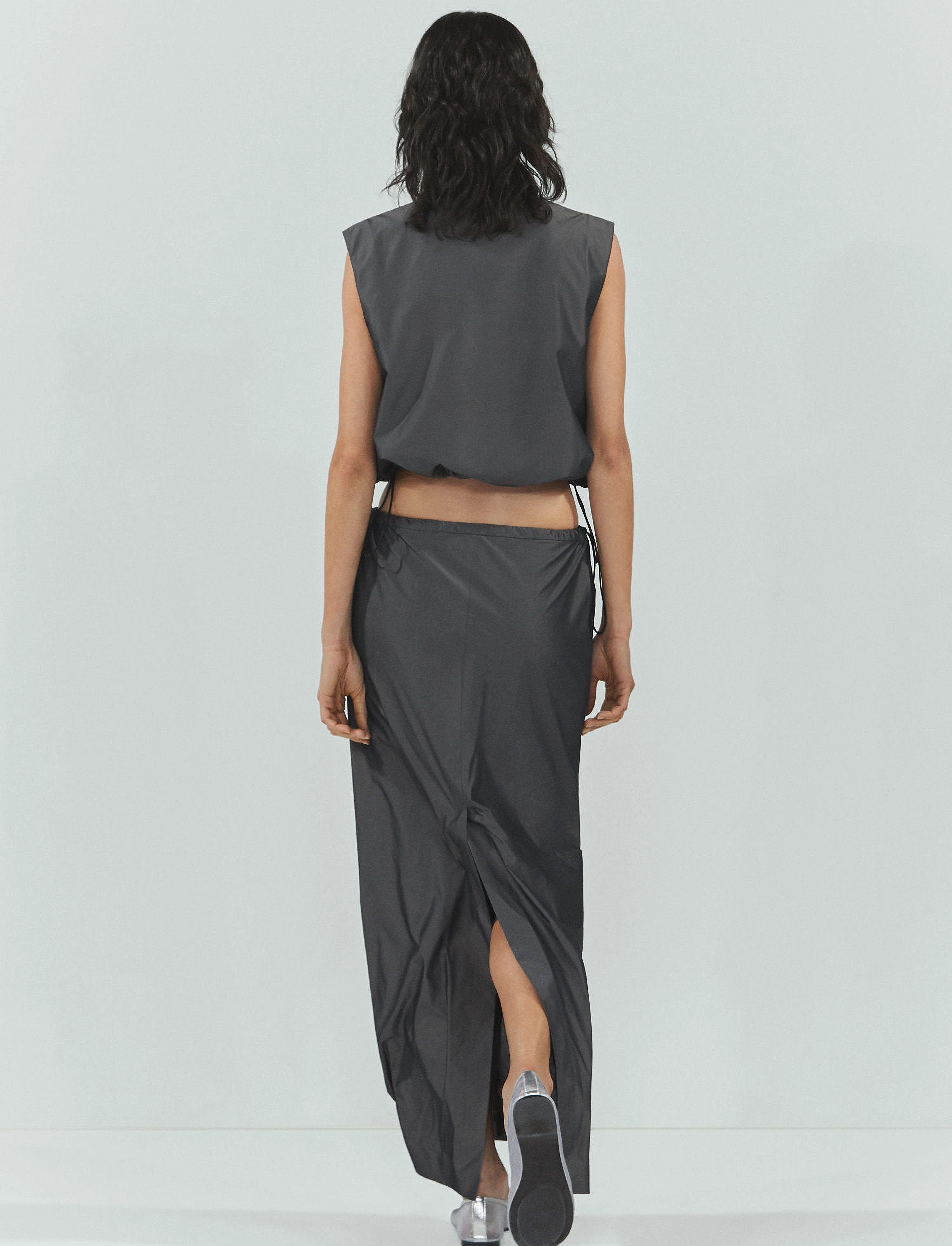 Mango - Parachute vest - sleeveless blouses - grey - 3