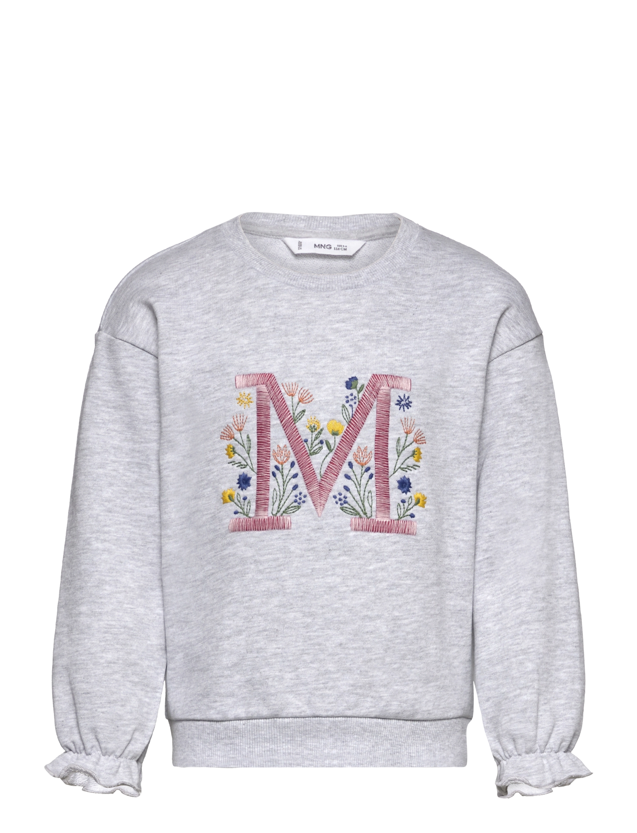 Embroidered printed hoodie - LT PASTEL
