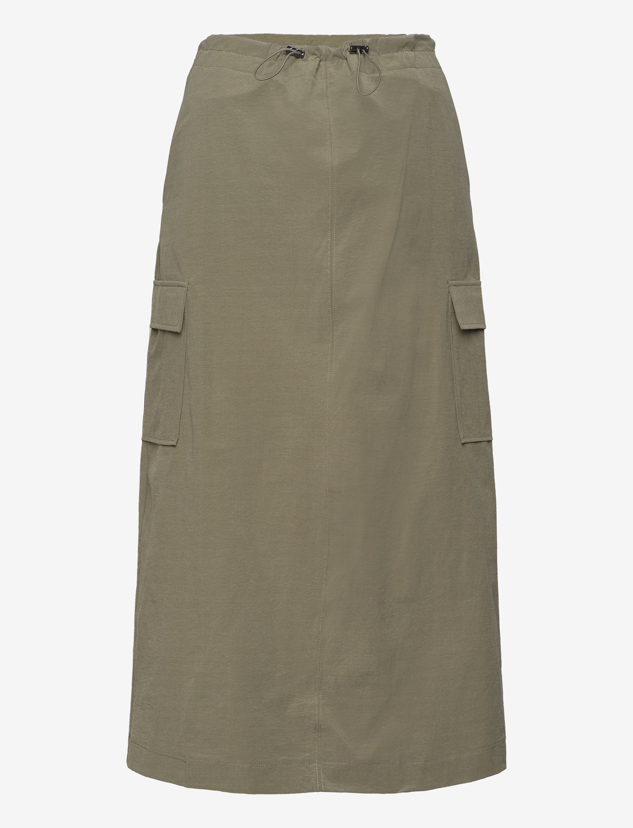 Mango - Midi-skirt with cargo pockets - laveste priser - beige - khaki - 1