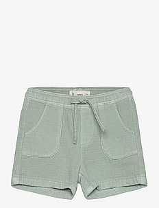 Cotton shorts with elastic waist, Mango