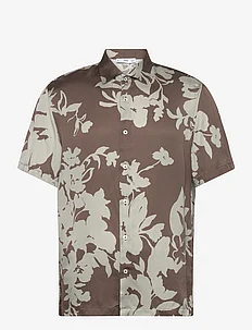 Flowy floral print shirt, Mango
