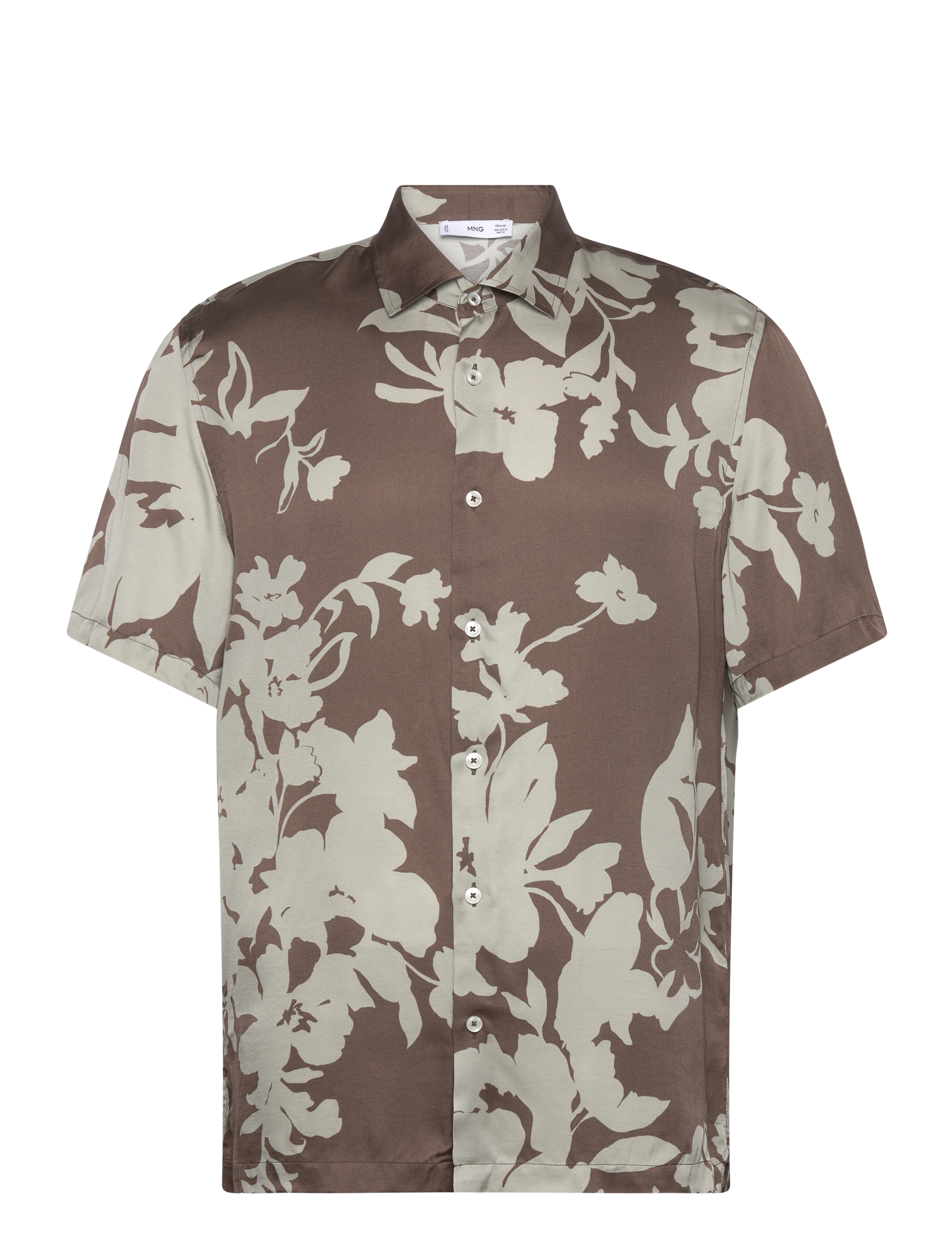 Flowy floral print shirt - MEDIUM