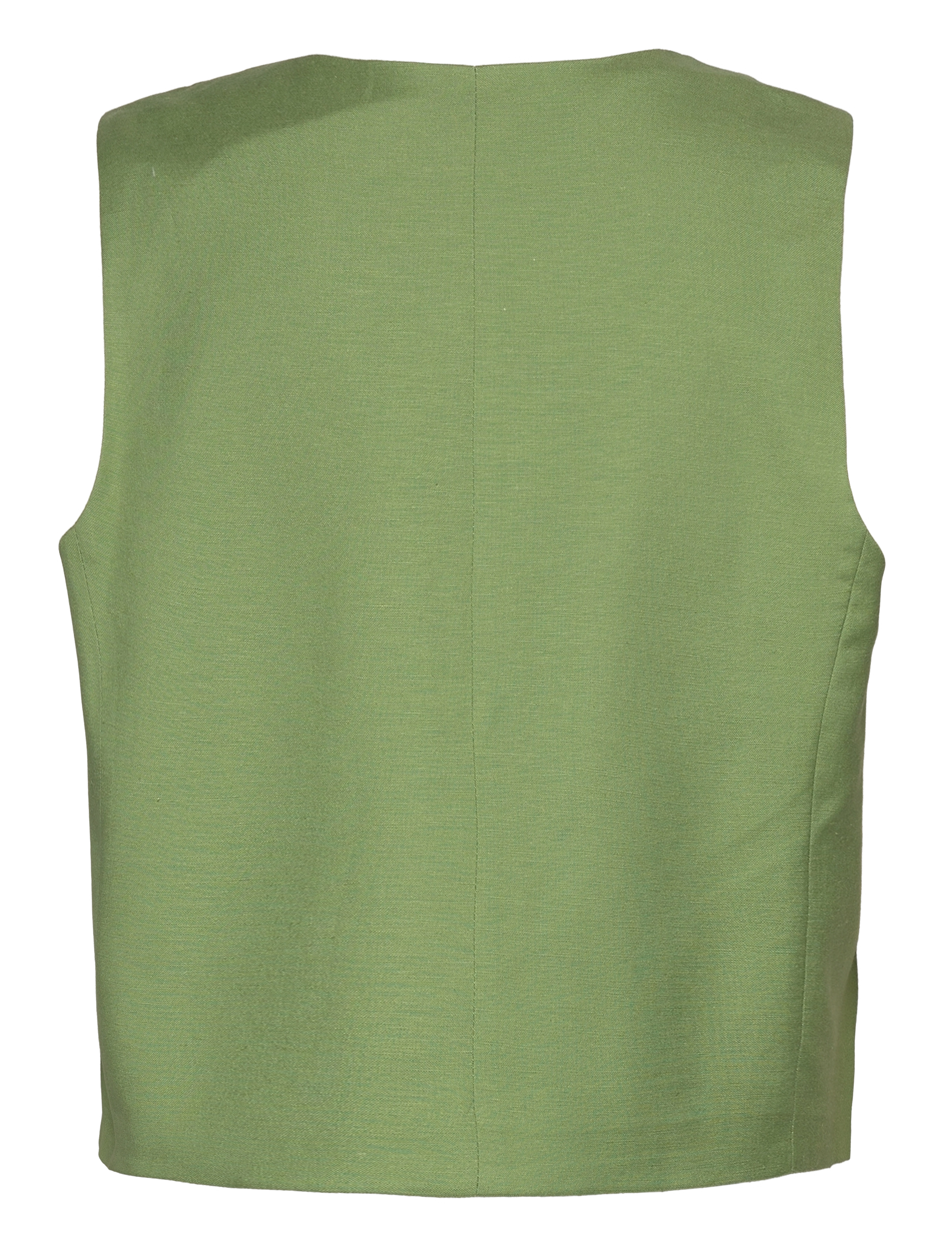 Mango - Gilet with tie closure - festkläder till outletpriser - green - 2