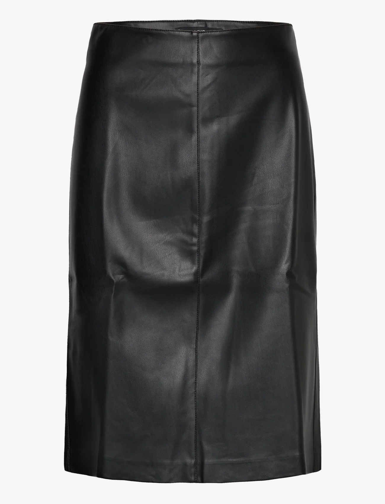 Mango - Faux-leather pencil skirt - laveste priser - black - 0