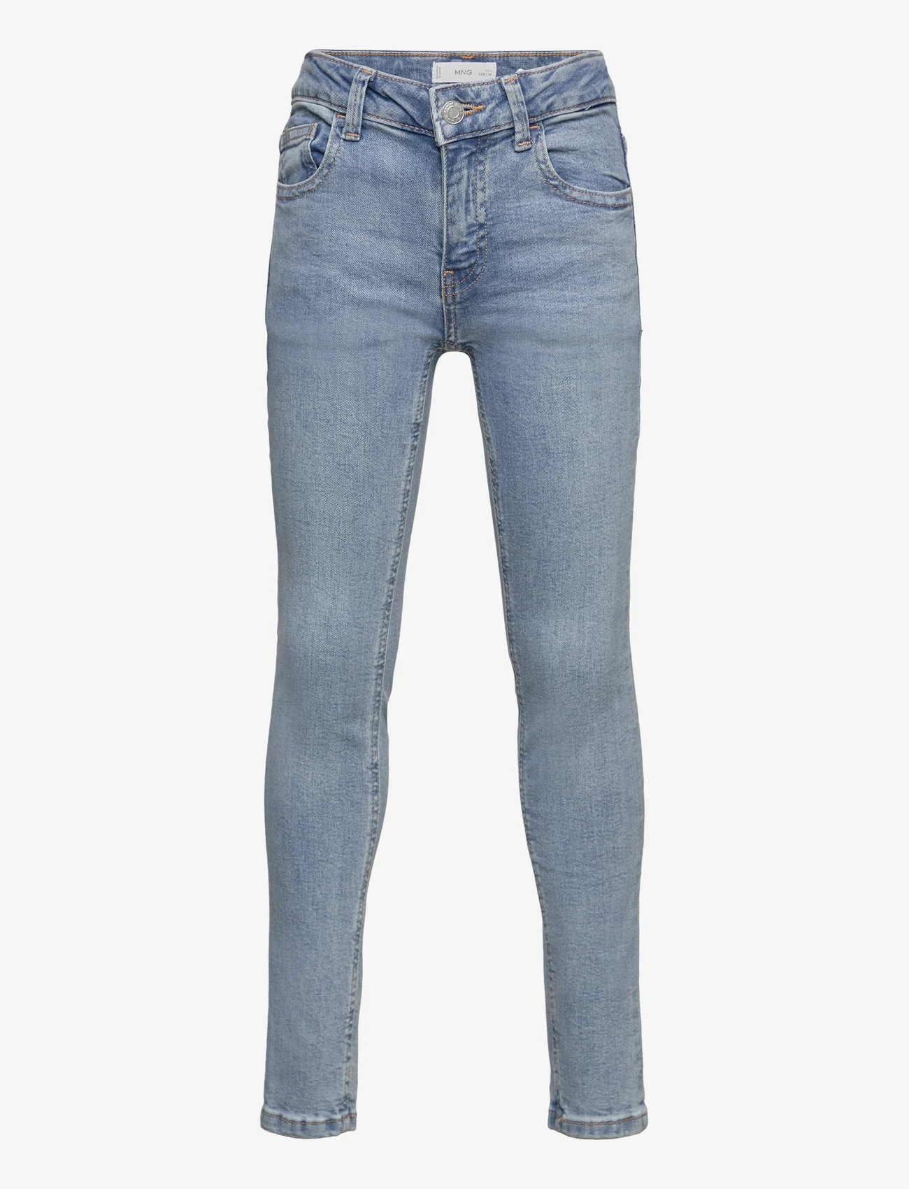 Mango - Cotton skinny Jeans - skinny jeans - open blue - 0