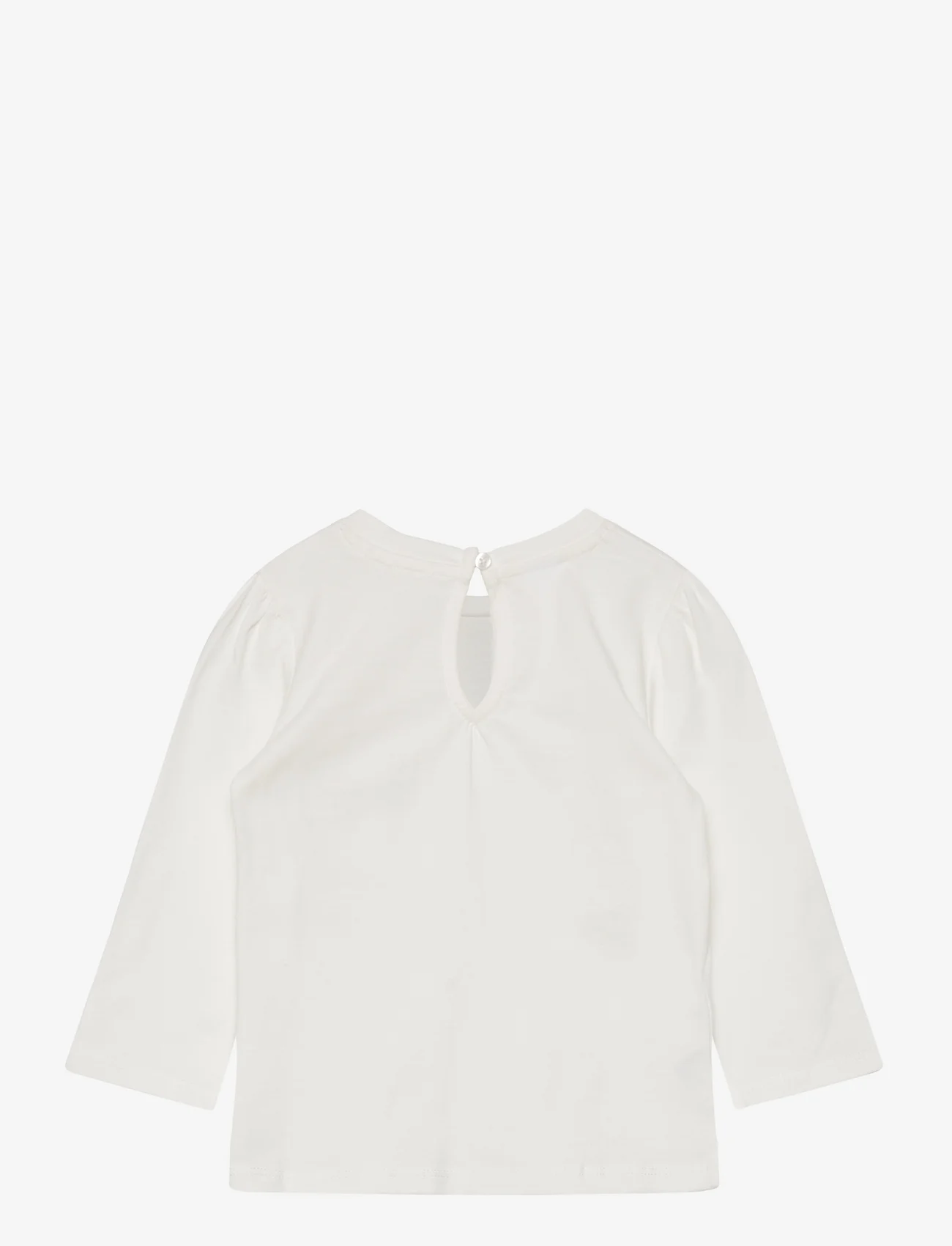 Mango - Printed long sleeve t-shirt - långärmade t-shirts - natural white - 1
